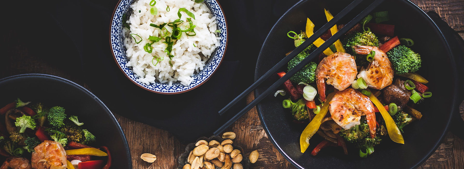 Chop Suey mit Shrimps