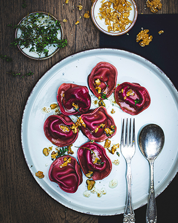 Rote Beete Ravioli