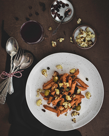 Penne mit Röstgemüse